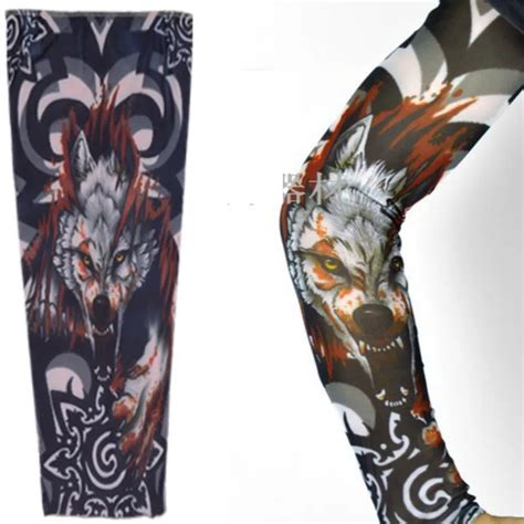 Popular Wolf Tattoo Sleeve-Buy Cheap Wolf Tattoo Sleeve lots from China ...