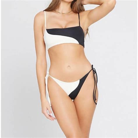 L Space Swim New Lspace Color Block Dani Bikini Bottom In