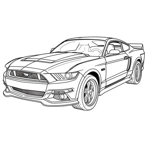 Ford Car Coloring Page