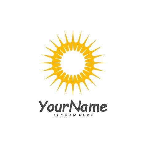 Premium Vector Sun Logo Design Template Creative Sun Logo Vector