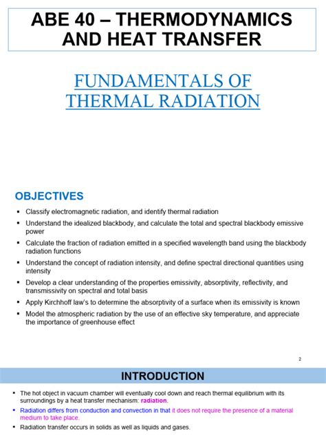 Fundamentals Of Thermal Radiation Pdf Electromagnetic Radiation