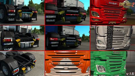 Kelsa Lightbars For Daf Xf 105 And 106 V15 130x Ets2 Mods Euro