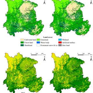 Comparison Of The Land Cover And Spatial Pattern Of Ndvi In A