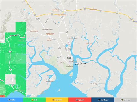 Krabi Tourist Map