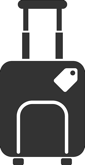 Flat Travel Bag Icon For Web Design Travel Trip Tourism Vector Travel