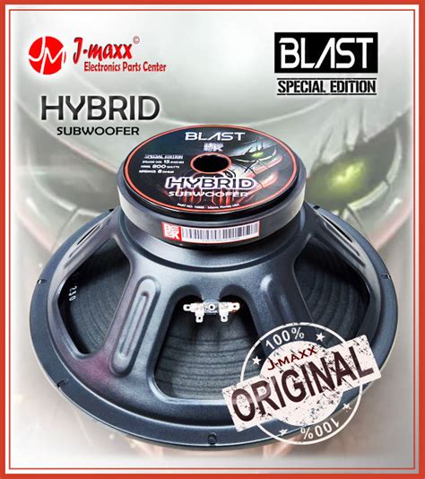 Blast Special Edition Hybrid Subwoofer Speaker Inches W With