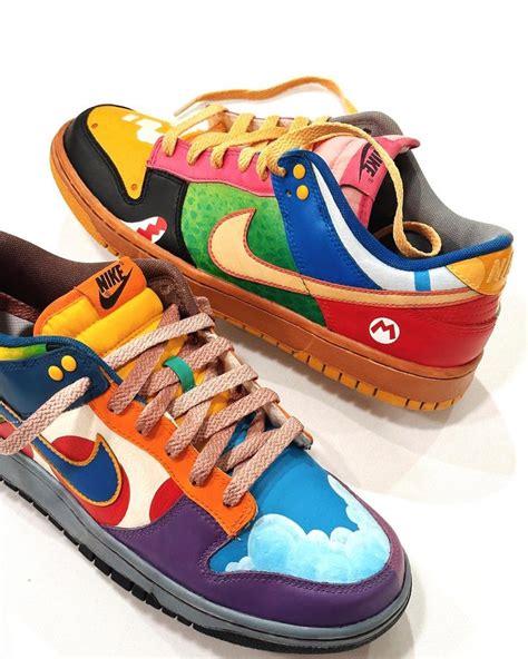 Un Artista Dise Zapatillas De Super Mario Y Dragon Ball Y Fueron