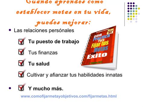 Como Fijar Metas Y Objetivos Practicos PPT