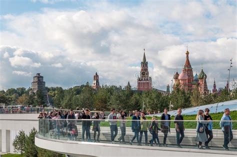 Rusland Moskou September 16 2017 Moskou Het Kremlin En St De