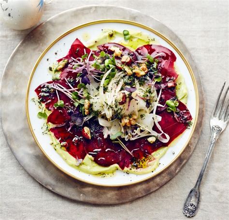 Rote Beete Carpaccio Mit Maronen Vermicelli Rezepte Suchen