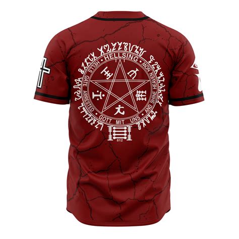 Alucard Eyes V2 Hellsing Baseball Jersey - Anime Ape