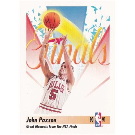 JOHN PAXSON 1991-92 SKYBOX FINALS