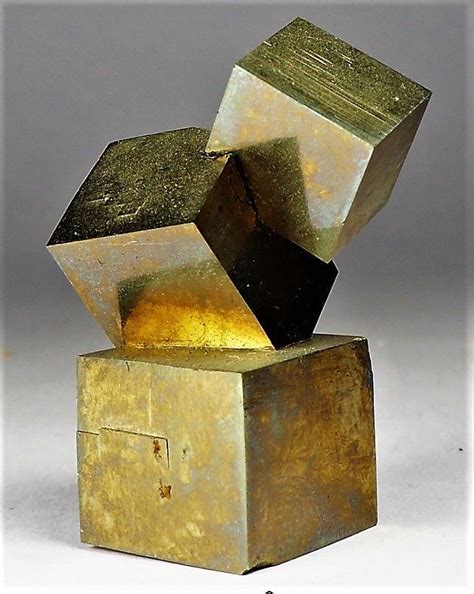 Pyrite Cube Stack Crystals And Minerals Specimens Minerals And