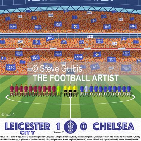 lcfc cfc fa cup final 2021 | thefootballartist