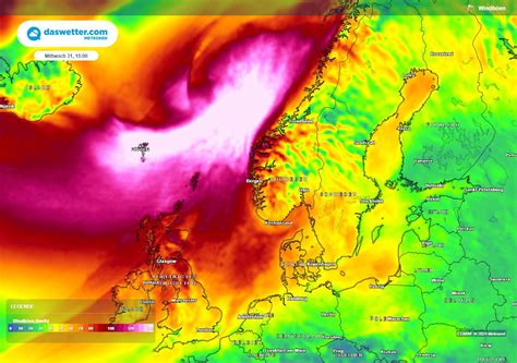 Achtung Mega Orkan trifft auf Nordeuropa Böen bis 200 km h So