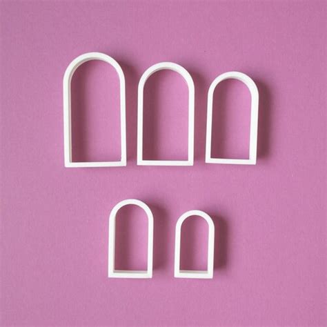 Arch Polymer Clay Cutters Polymer Clay Tools 3d Printed Etsy