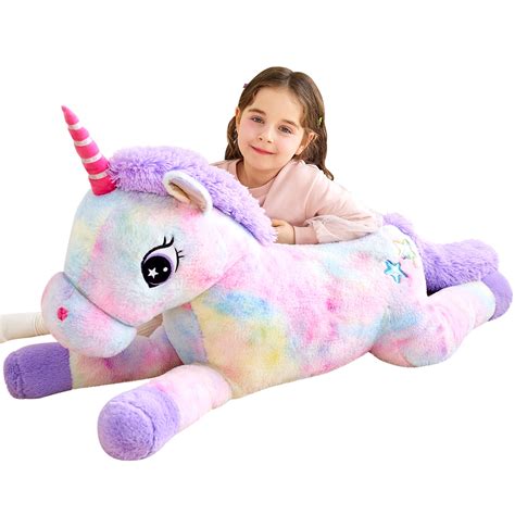 Starnova Unicorn Stuffed Animal Unicorn Plush With Rainbow Horn Kawaii