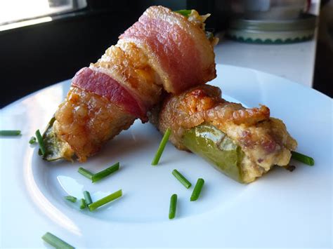 Hardly Housewives Sausage Stuffed Bacon Wrapped Jalapeno Poppers