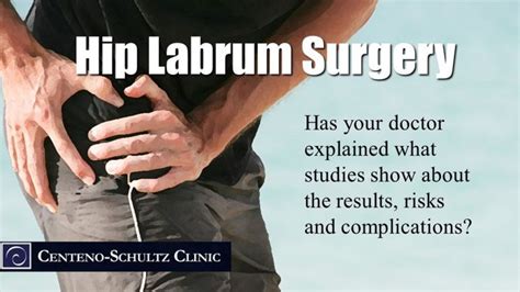 Hip labrum surgery is a common procedure, and it typically is done for ...