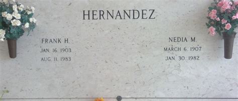 Frank H Hernandez 1903 1983 Find A Grave Memorial