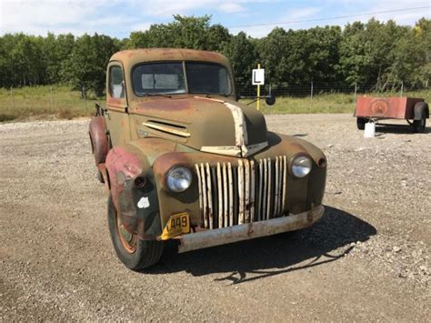 Barn Find 1942 Ford 1 Ton F 3 Pickup Truck Flathead V 8 No Reserve