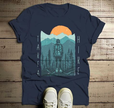 Hiking T Shirt Take A Hike Shirt Graphic Tee Hiker Shirts Etsy