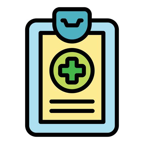 Medical clipboard icon vector flat 27153891 Vector Art at Vecteezy