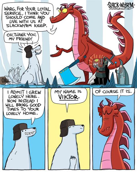 Slack Wyrm Slack Wyrm Dragon Comic Funny Comics