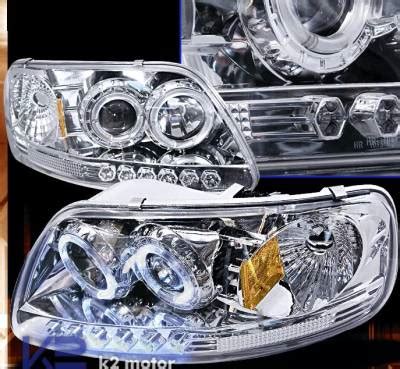 Chrome Halo LED Pro Headlights Chrome Halo LED Pro Headlights