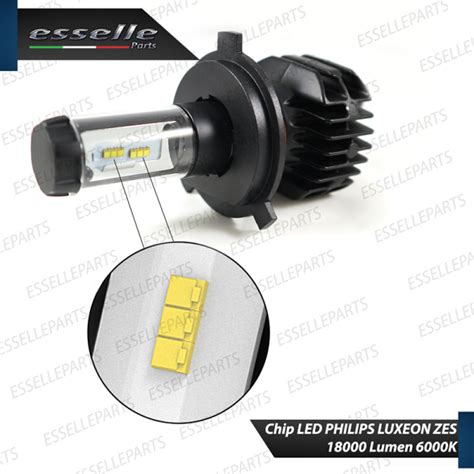 Kit Full Led 6000k Canbus LAMPADE H4 FIAT PANDA CROSS Luce Bianca No Error