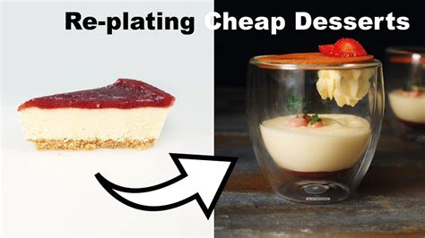 Plating Cheap Frozen Desserts Into Gourmet Restaurant Food How To Cook