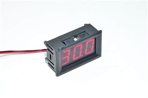 Digital Voltage Meter With 3 Digit Red Led Display Alpha Distributor