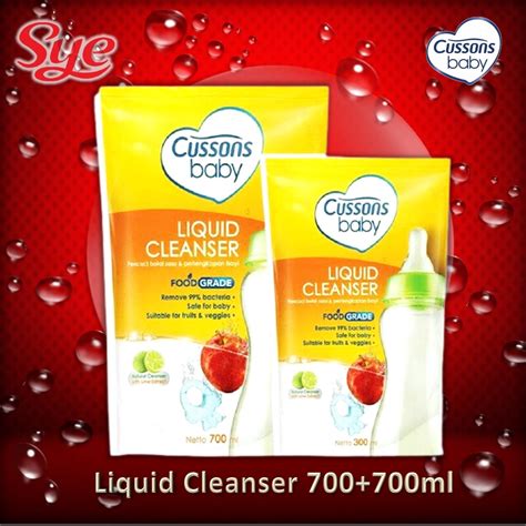 Jual Cussons Baby Liquid Cleanser Ml Free Ml Pembersih Botol