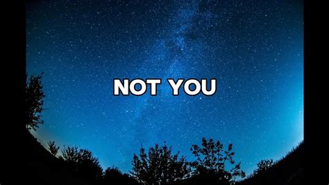 Not You Alan Walker LYRICS Music Video Fyp Sad Lyrics