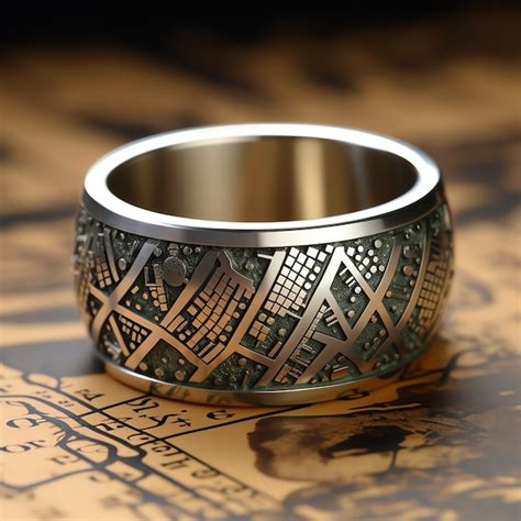 premium photo  silver ring   design