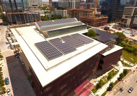 Austin Central Library Austin Texas Axium Solar