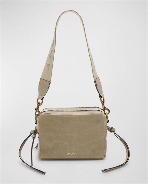 Isabel Marant Wardy Camera Leather Crossbody Bag Neiman Marcus