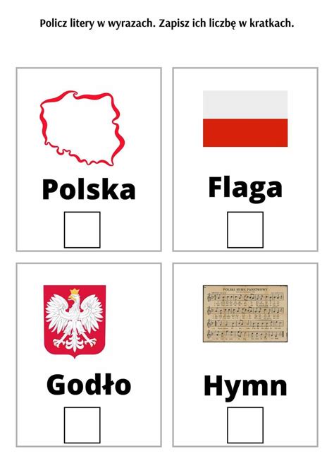 11 listopada Święto niepodległości karty pracy Artofit