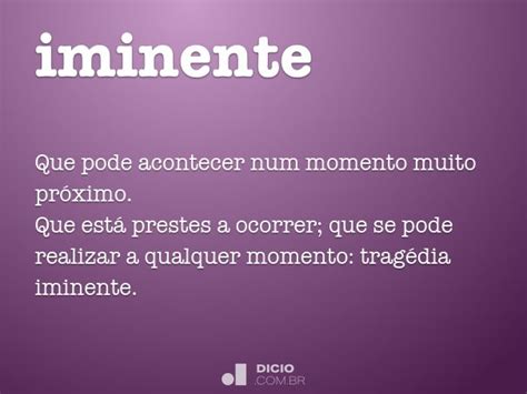Qual O Significado Da Palavra Iminente - Palavra Iminente Para Uma História Do Anticomunismo No Brasil