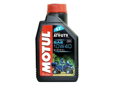 Olej Silnikowy 4T 4T MOTUL ATV UTV SAE 10W40 1l SL JASO MA Mineralny