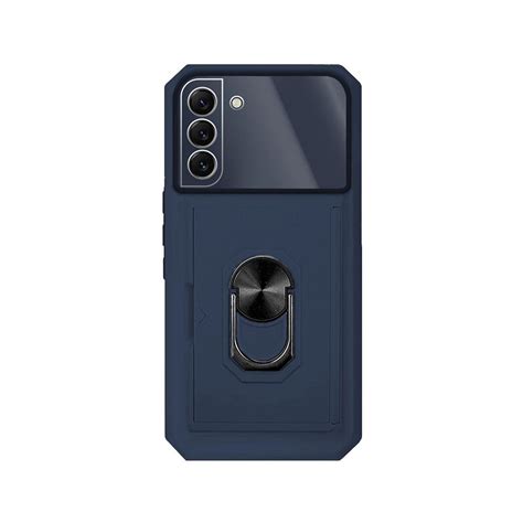 Capa Samsung A04s Armor Cartões Anel Azul Copertini