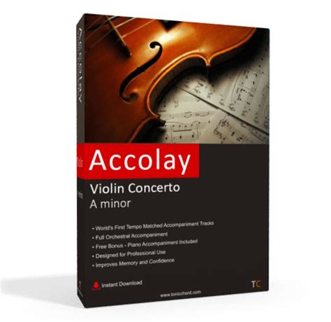 Accolay Violin Concerto No In A Minor Accompaniment