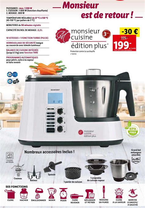 Promo Monsieur Cuisine Dition Plus Chez Lidl Icatalogue Fr