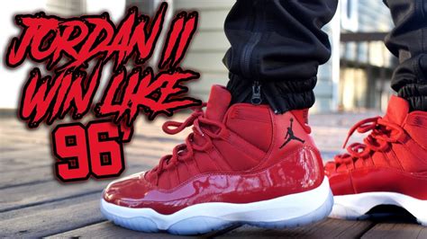 Jordan 11 Win Like 96 Review And On Foot Youtube