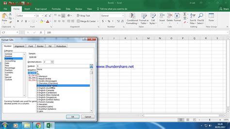 How To Change Currency Format In Excel Youtube