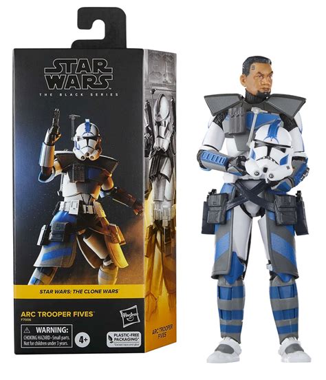 THE CLONE WARS ARC Trooper Fives Figure Black Series 15cm