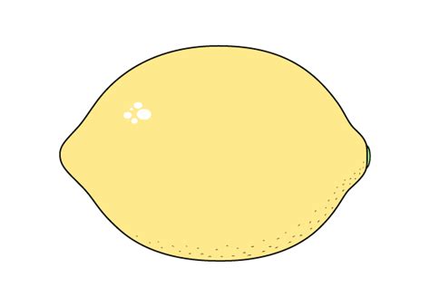 How To Draw A Lemon Step By Step Easylinedrawing