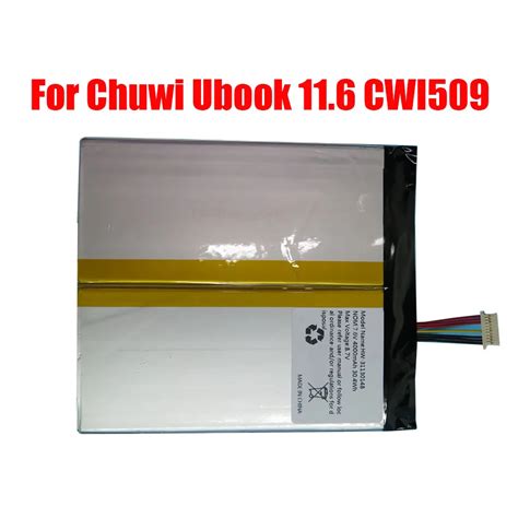 Table Battery For Chuwi For Ubook 11 6 Cwi509 Hw 31130148 H 31130148p