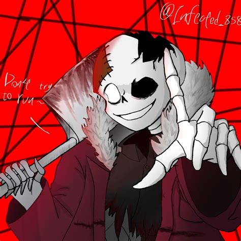 Pin By Davin Ivander On Infected Sans Horror Sans Undertale Art