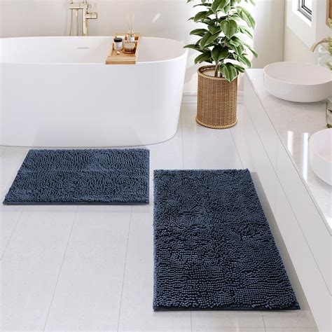 Amazon Hearth Harbor Bathroom Rugs Sets 2 Piece Chenille Bath